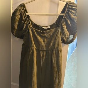 Woven romper